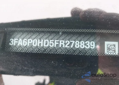 2015 Ford Fusion Se z USA, uszkodzony, nr VIN 3FA6P0HD5FR278839